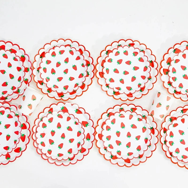 Strawberry Party Supplies and decorations