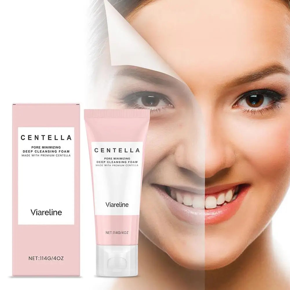 Centella Asiatica Moisturizing Facial Cleanser Deeply Cleanses Facial Skin Repairs Barrier Soothes Sensitive Discomfort Skincare