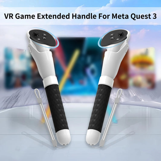 VR Games Extension Handle Controller Grips For Meta Quest 3 Accessories Playing VR Games More Immersive For Quest 3 Accessories