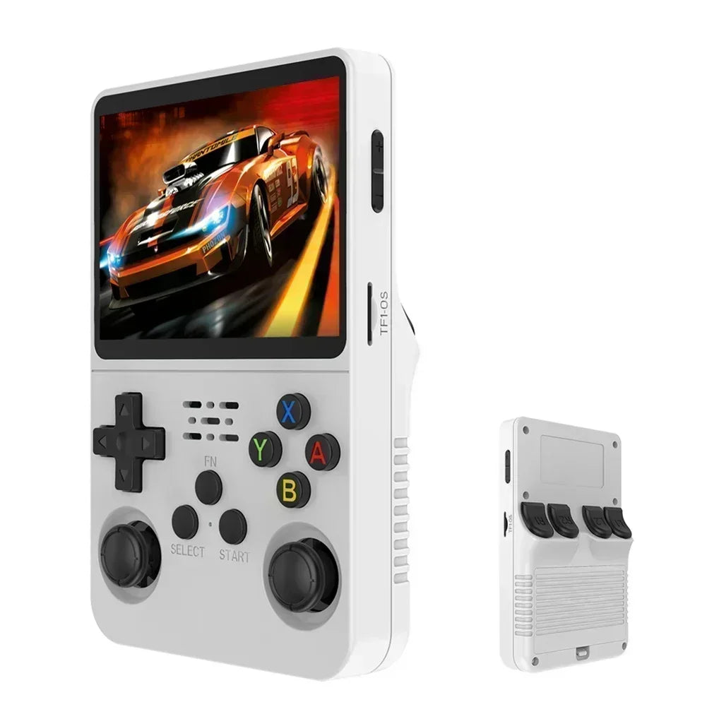 Compact Retro Gaming R36S Handheld Console 35 IPS Screen Linux System 64GB 128GB Internal Storage Thousands of Games