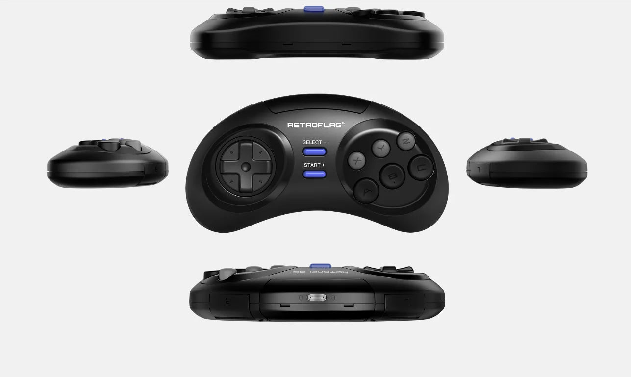 RETROFLAG Classic 2.4G Game Controller-M Wireless Gamepad Compatible with Switch, Windows, MD mini/mini 2 and Raspberry Pi