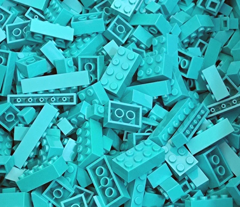 120Pcs Building Blocks Bulk Lot Pack Sorted By Color Bricks Block Plate Toys Small Particles Bulk Compatible Legoeds DIY Kit