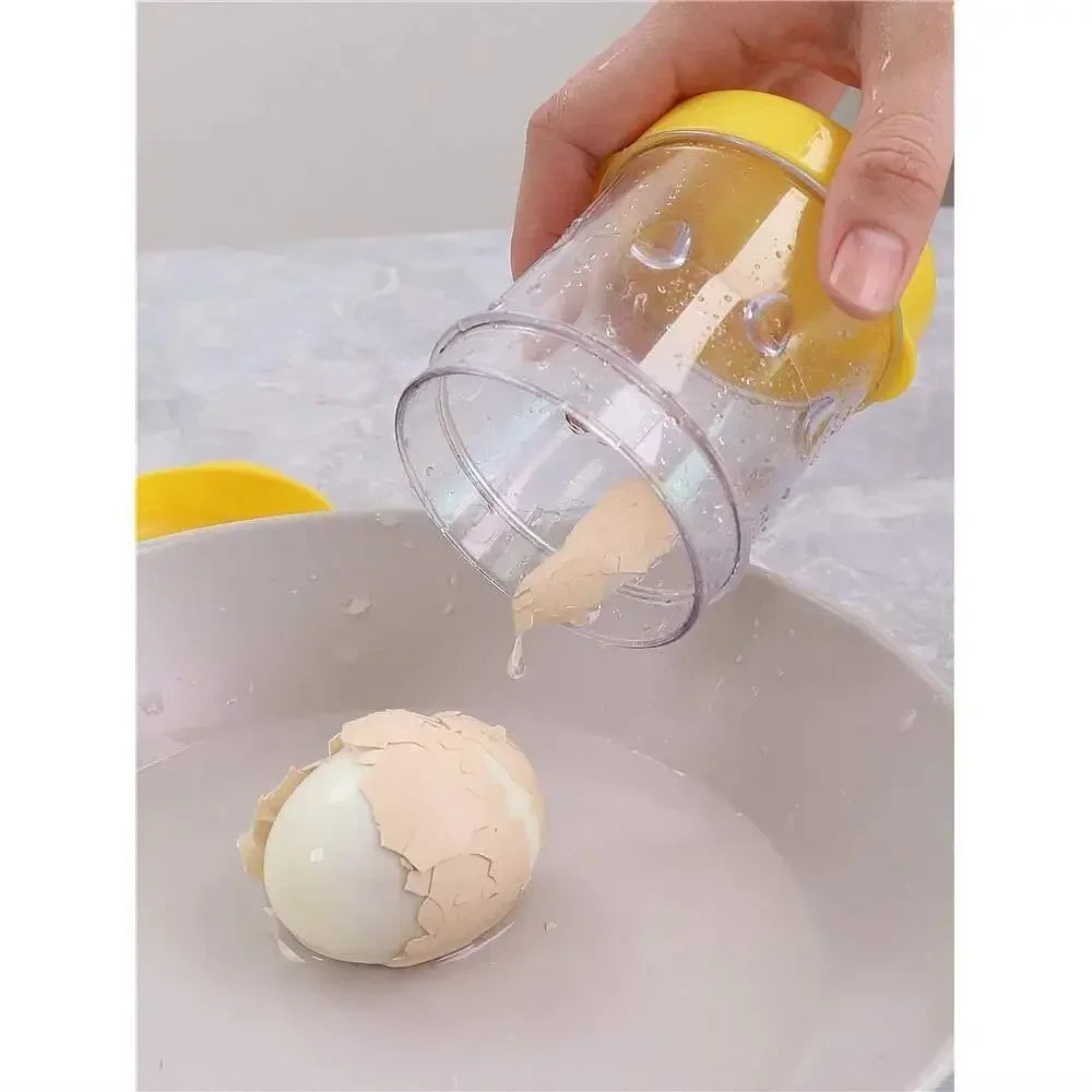 Hand-cranked Automatic Egg Sheller 1pc New Household Shell Peeling Machine Egg Opener Tool Fully Automatic Small Tool VIE LENTE