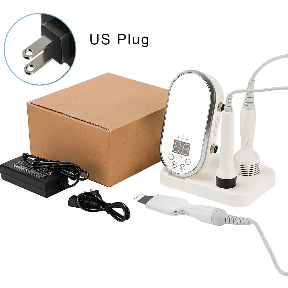 RF Skin Tightener, RF EMS Facial Tension Machine, Wrinkle Massager, Facial Cleansing and Exfoliating Care Beauty Tools Ultrasoni