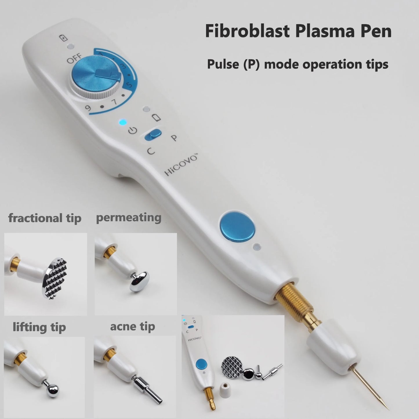 Hicovo Plasma Professional Pulse Fibroblast Eyelid Lift Dark Age Spot Skin Tag Remover Skin Tightening Beauty Machine