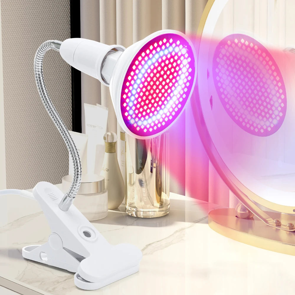 LED Red Light Photon Therapy Face Mask Beauty Instrument Facial SPA Acne Wrinkle Removal Skin Rejuvenation Anti Age Device