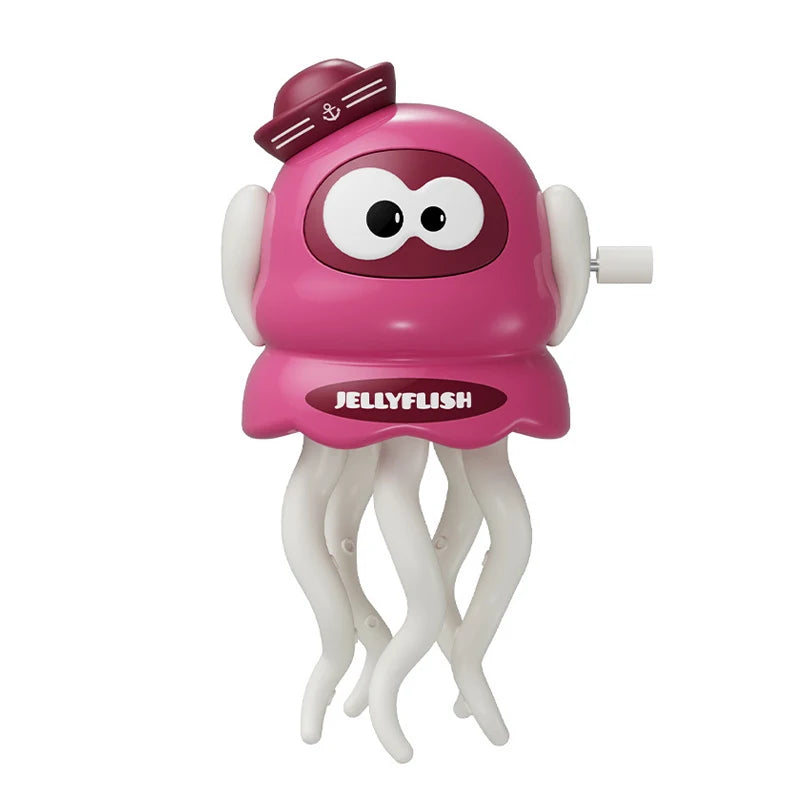 Cute Dancing Jellyfish Wind Up Toy Crawling Moving Animal Funny Fidget Stress Relief Game Creative Decor Novelty Adult Kids Gift