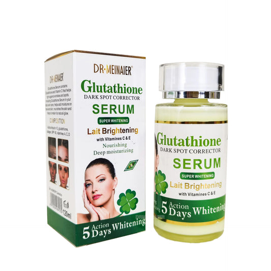 120ml Glutathione Serum for Face & Eye for Brightening Skin,Dark Spot Corrector,With Vitamin E&C