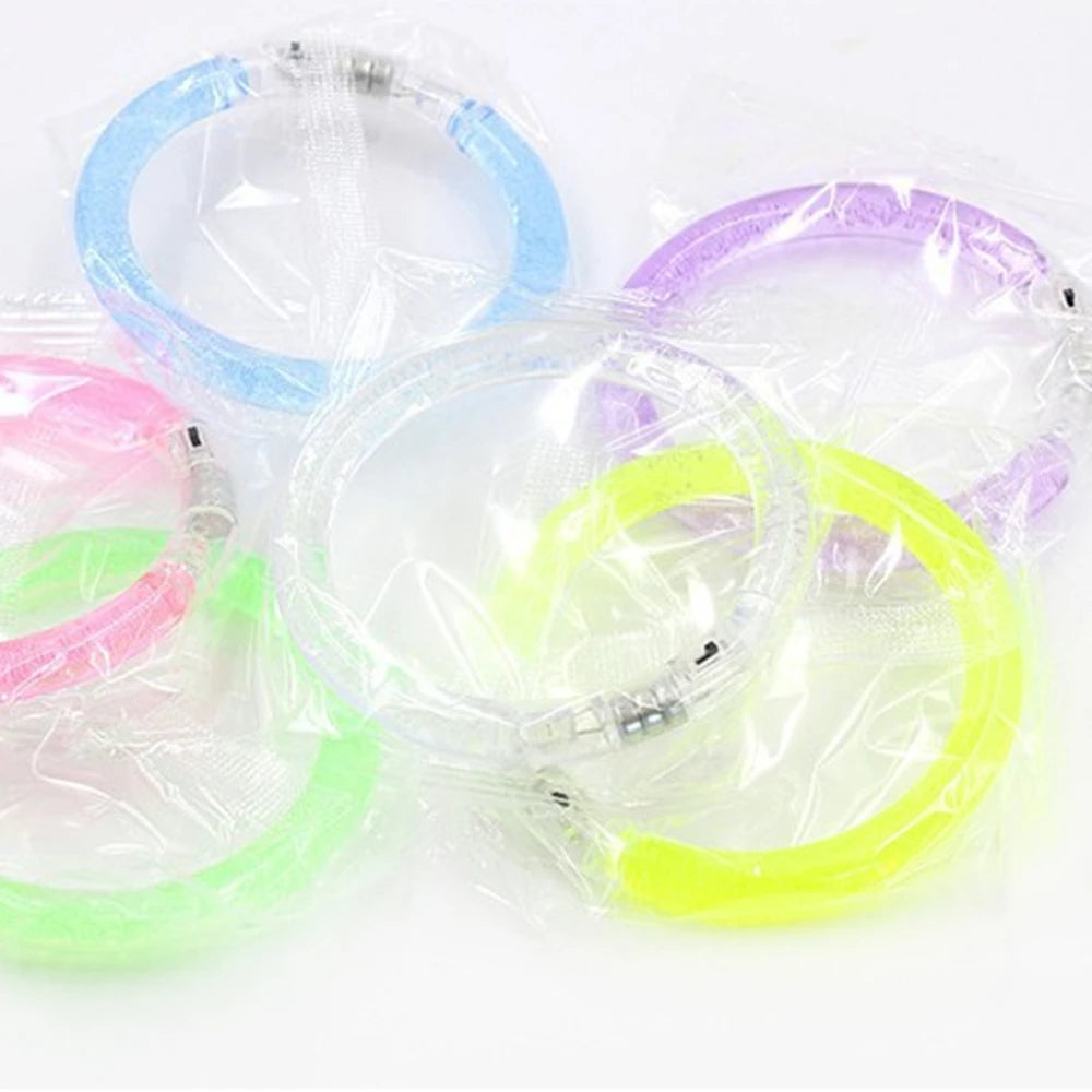 12/30Pcs Kids Adult Party Supplies LED Light Up Bracelet Toys Birthday Wedding Guest Gifts Halloween Christmas Bar Party Favors
