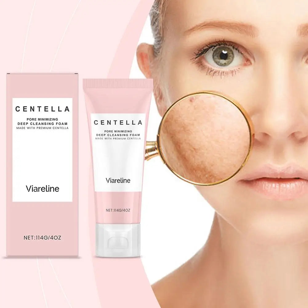 Centella Asiatica Moisturizing Facial Cleanser Deeply Cleanses Facial Skin Repairs Barrier Soothes Sensitive Discomfort Skincare
