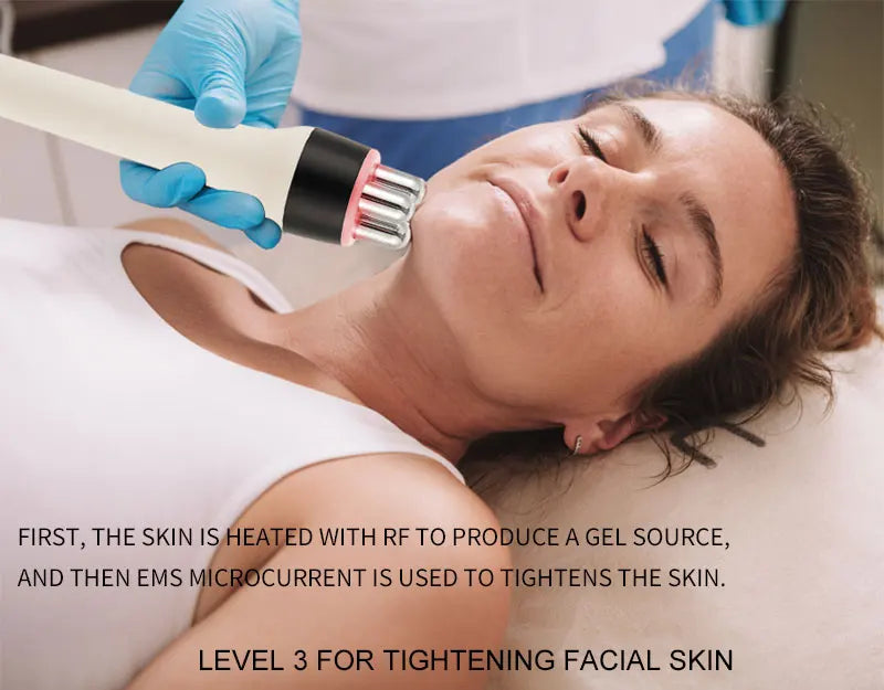 EMS Facial Body Radio Frequency Machine Skin Tightening Face Lifting RF Beauty Device Professional Home RF Skin Care Anti Aging
