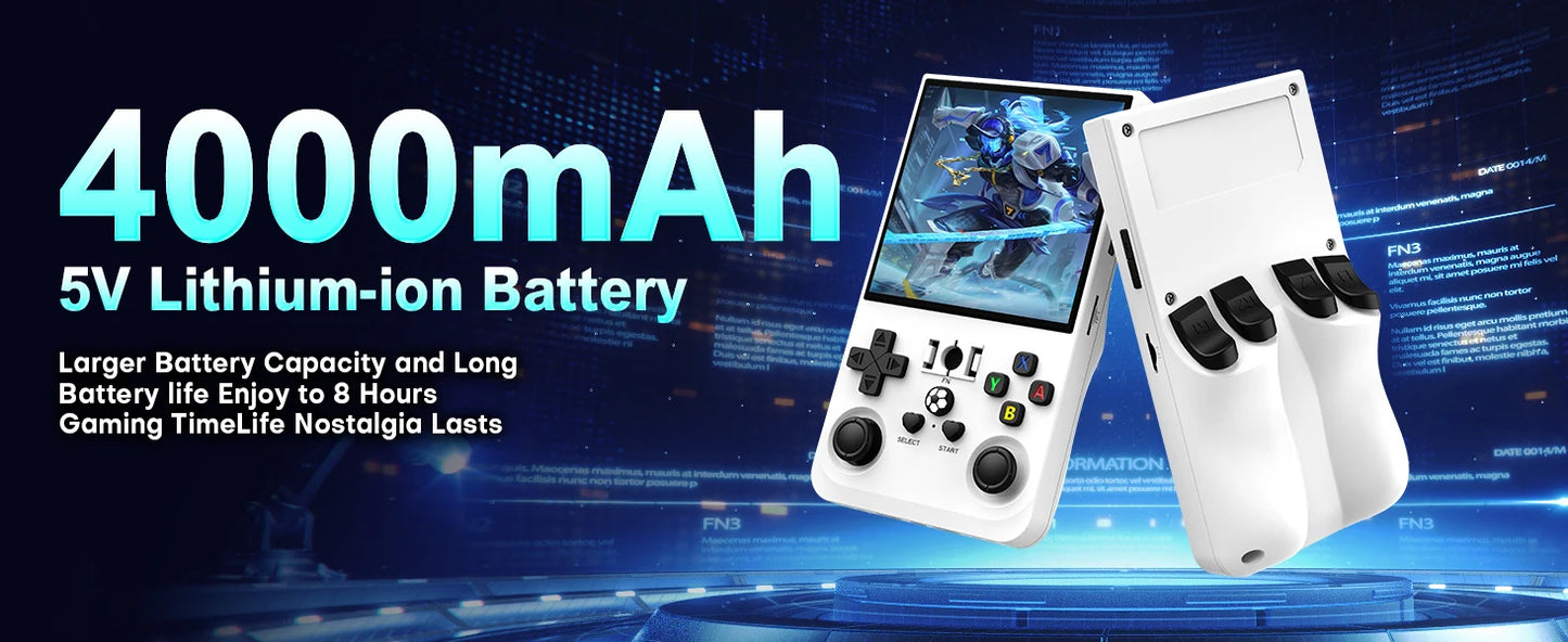 Retro Handheld Game Console Linux System 4.0 Inch IPS Screen Open Source R36MAX Portable Video Player Kids Gift