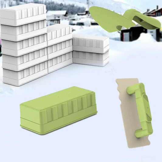 Children Beach Toys Shovel Sandbox Castle Building Sand Brick Walls Molds Tools Winter Outdoor Snow Play Games Kids Sands Toys