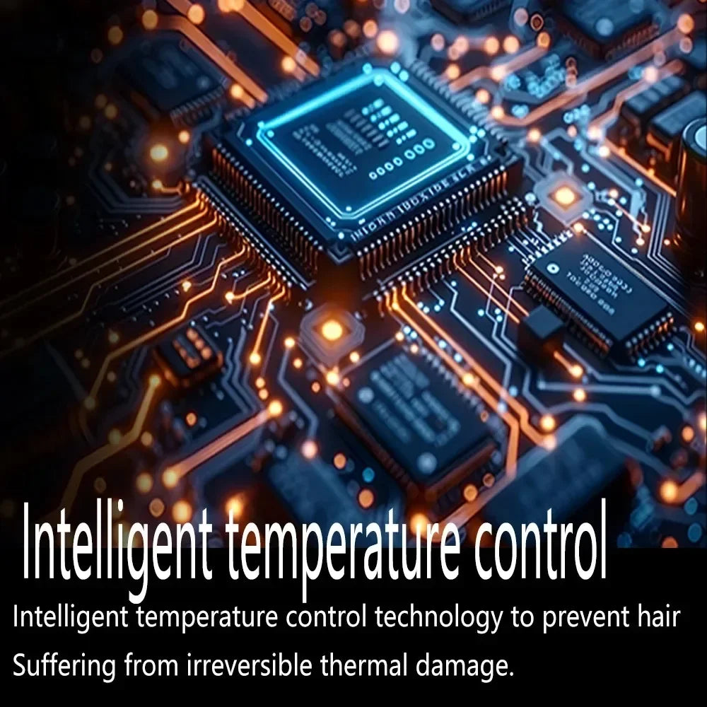 Professional  6 in 1 Curling Iron Hair Straightener Styling Tool Hair Dryer Hot Comb Negative Ions Blow Dryer Hair Care