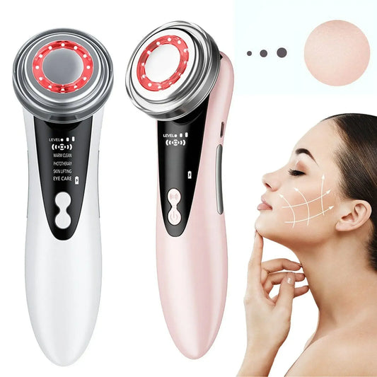 Clean Face Skin Rejuvenation Lifting Tighten Multifunctional Facial Skin Care Beauty Massager Electric Facial Massage Device