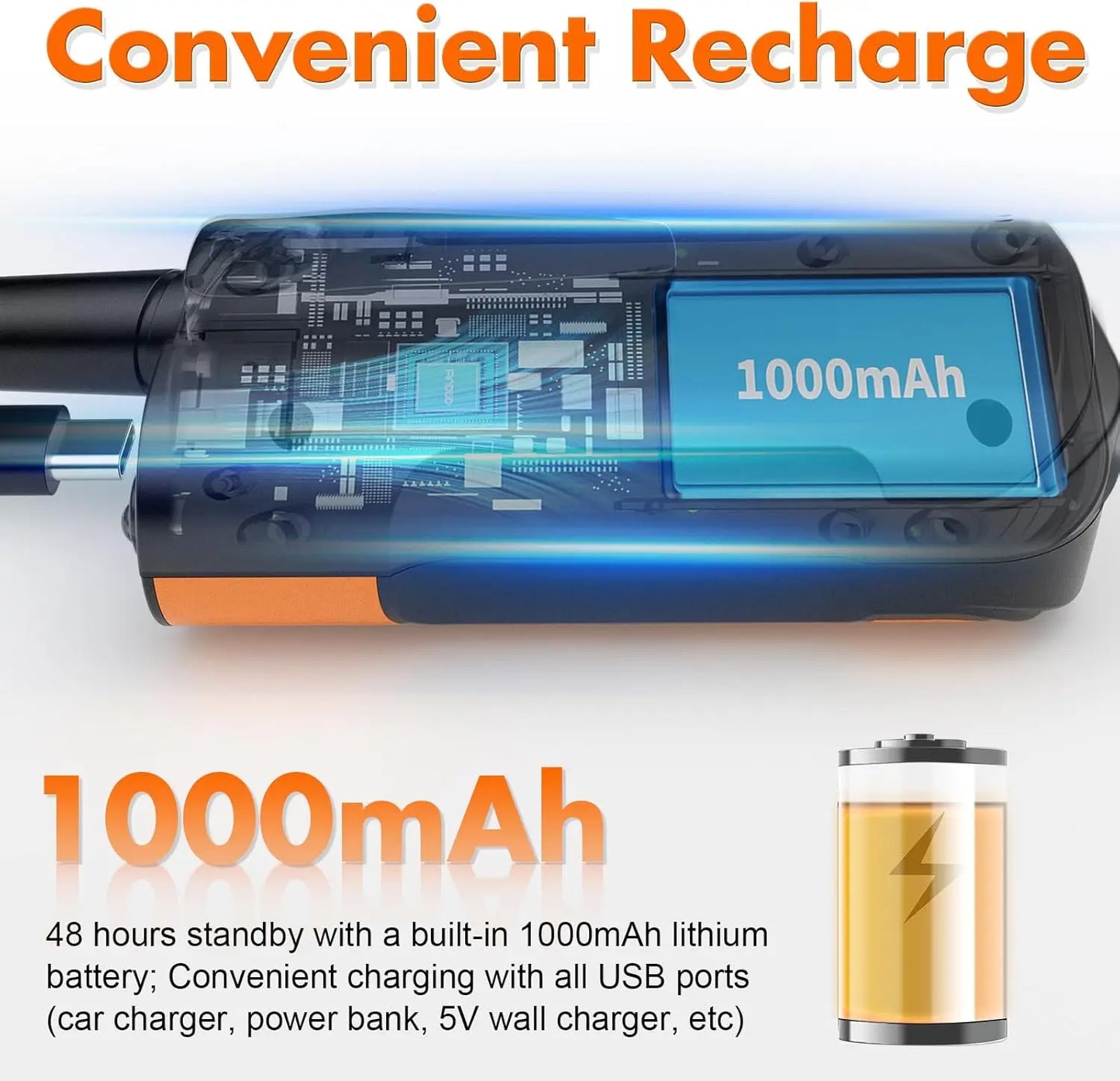 (Not For AU/JP/BR/NZ/BY/TH/UA/AO) 2/3/4 pcs Walkie Talkie Adults & Kids, Long Range/Rechargeable/1000mAh/Lanyards/Flashlight/SOS