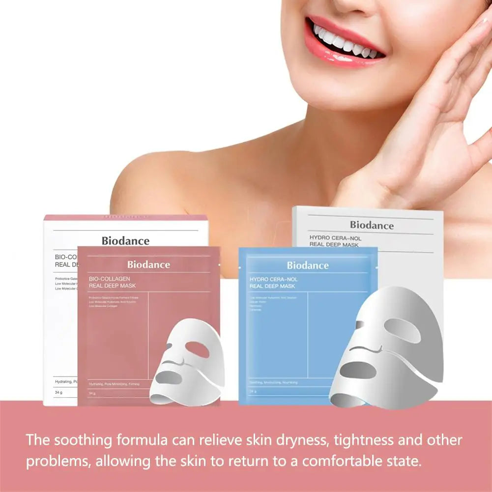 1/4PCS For Biodance Bio-Collagen Moisturizing Hydrating Patch Mask Face Mask Deep Moisturizing Nourishing For Women Skin Care
