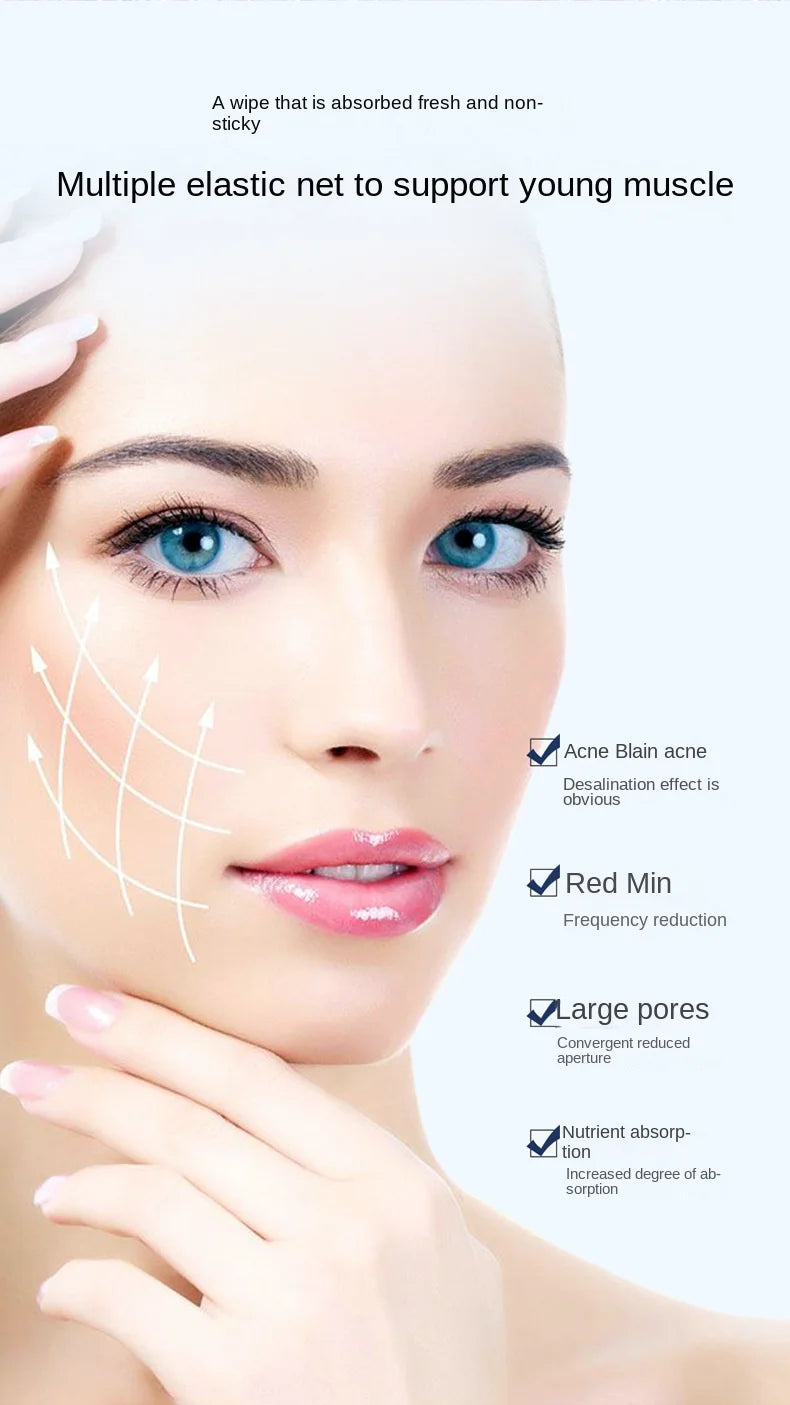 Blue Copper Peptide Face Skin Repair Freeze-dried Powder Set Sensitive Skin Moisturizing Firming Smooth Hyaluronic Acid Essence