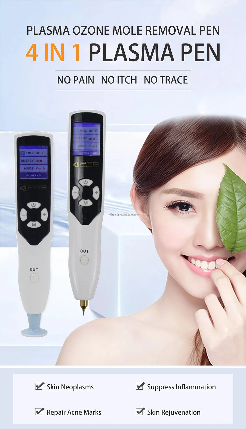 Fibroblast Original Plamax Cold Plasma Wireless Skin Tightly Acne Treatment Dark Age Skin Tag Blemish Removal Beauty Tools