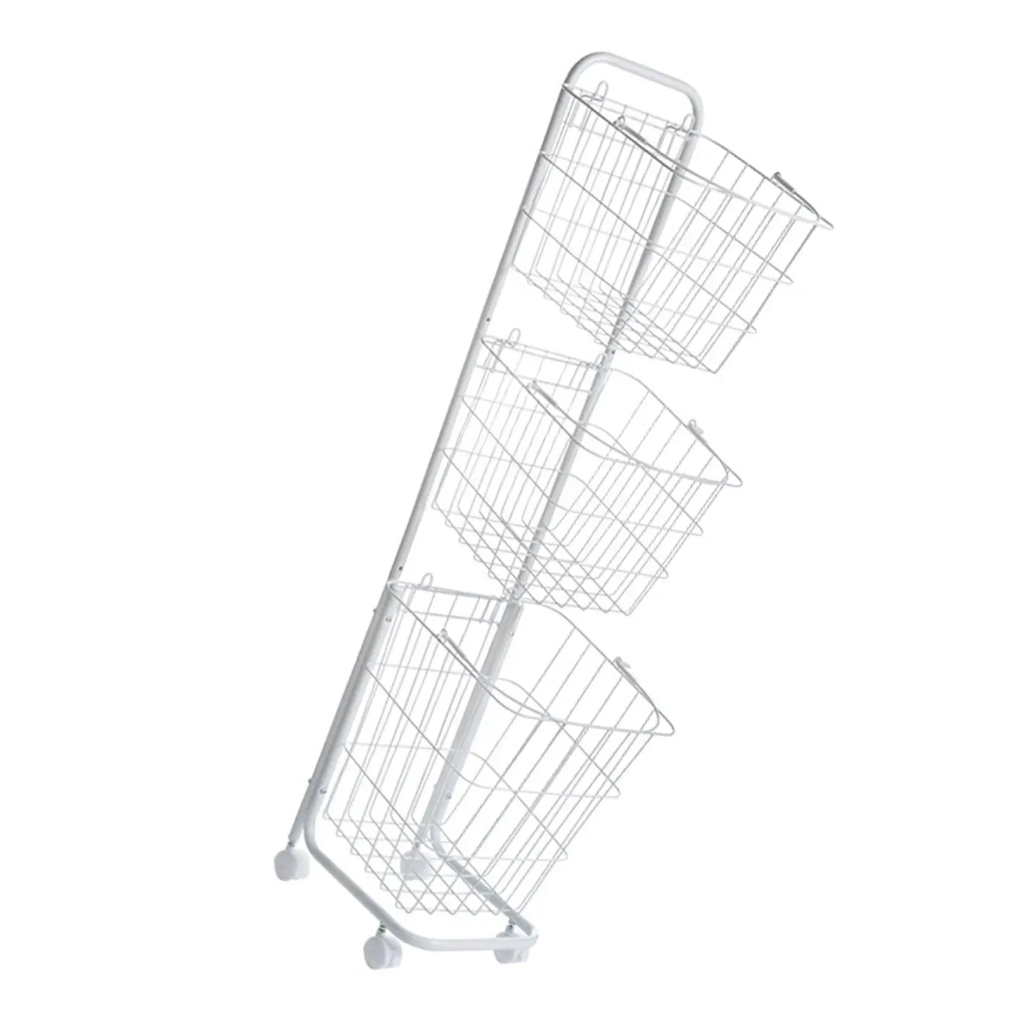 Laundry Rack Basket, Undressing Laundry Basket, 3 Tiers, Removable and Stackable, Large Capacity