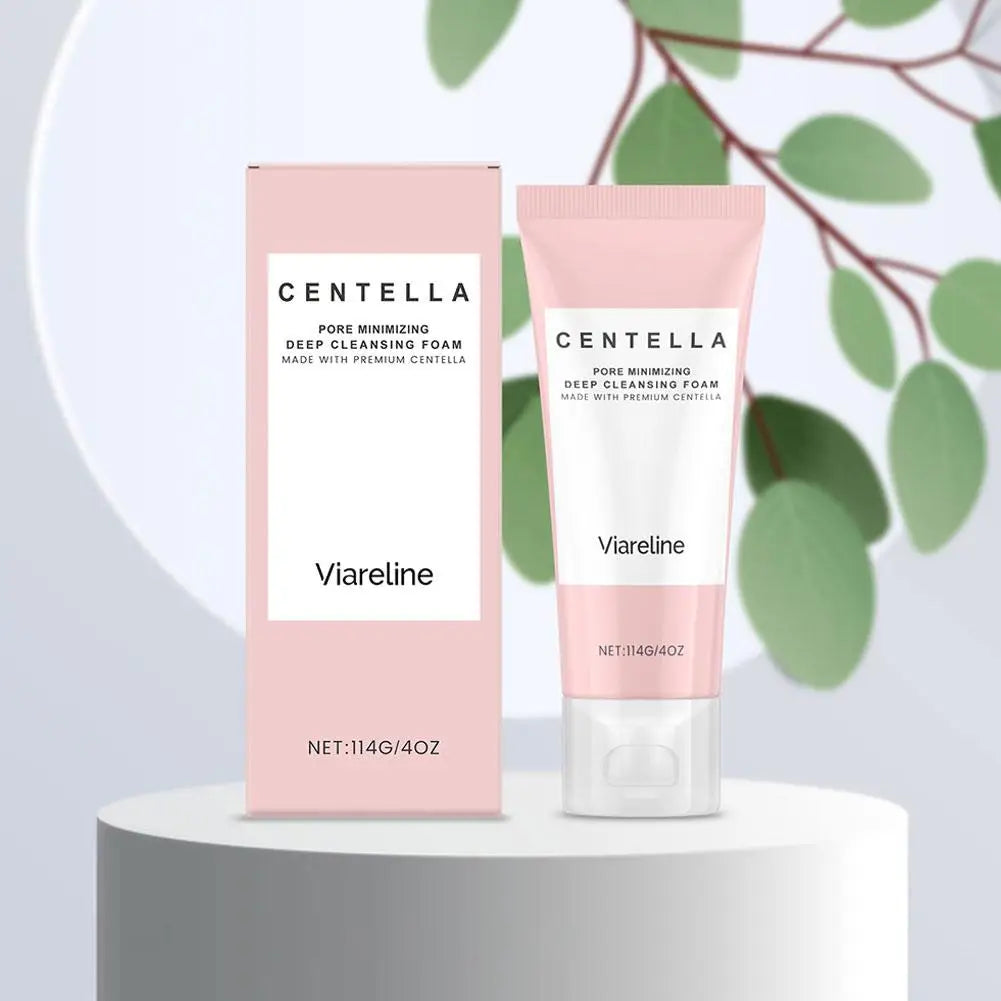 Centella Asiatica Moisturizing Facial Cleanser Deeply Cleanses Facial Skin Repairs Barrier Soothes Sensitive Discomfort Skincare