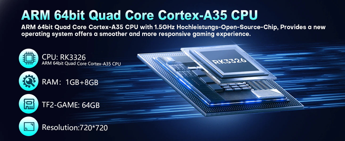 Retro Handheld Game Console Linux System 4.0 Inch IPS Screen Open Source R36MAX Portable Video Player Kids Gift