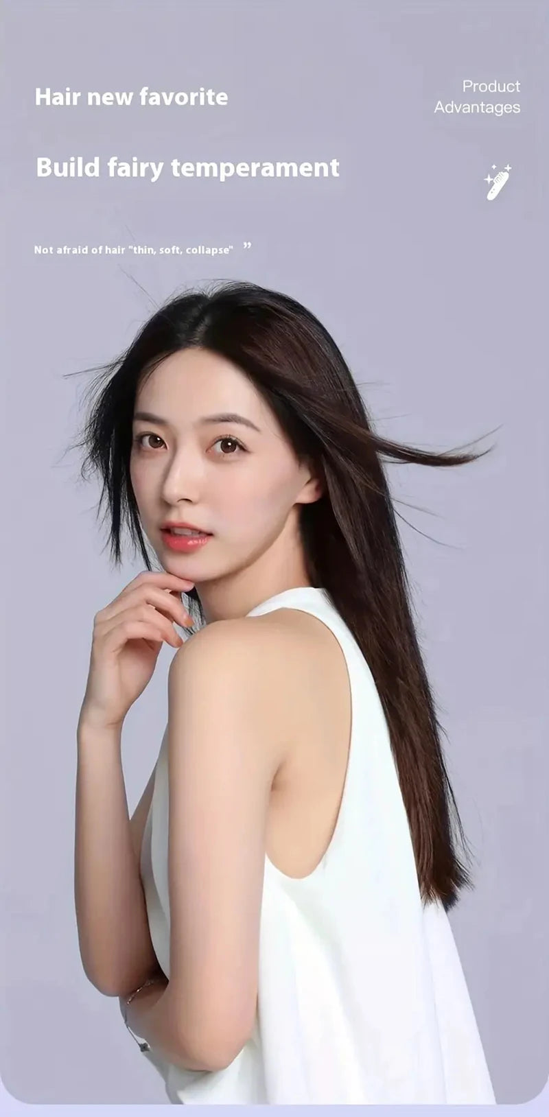 2025 Electric Hot Comb Multifunctional Wireless Straight Hair Straightener Negative Ion Anti-Scalding Straightening Brush New