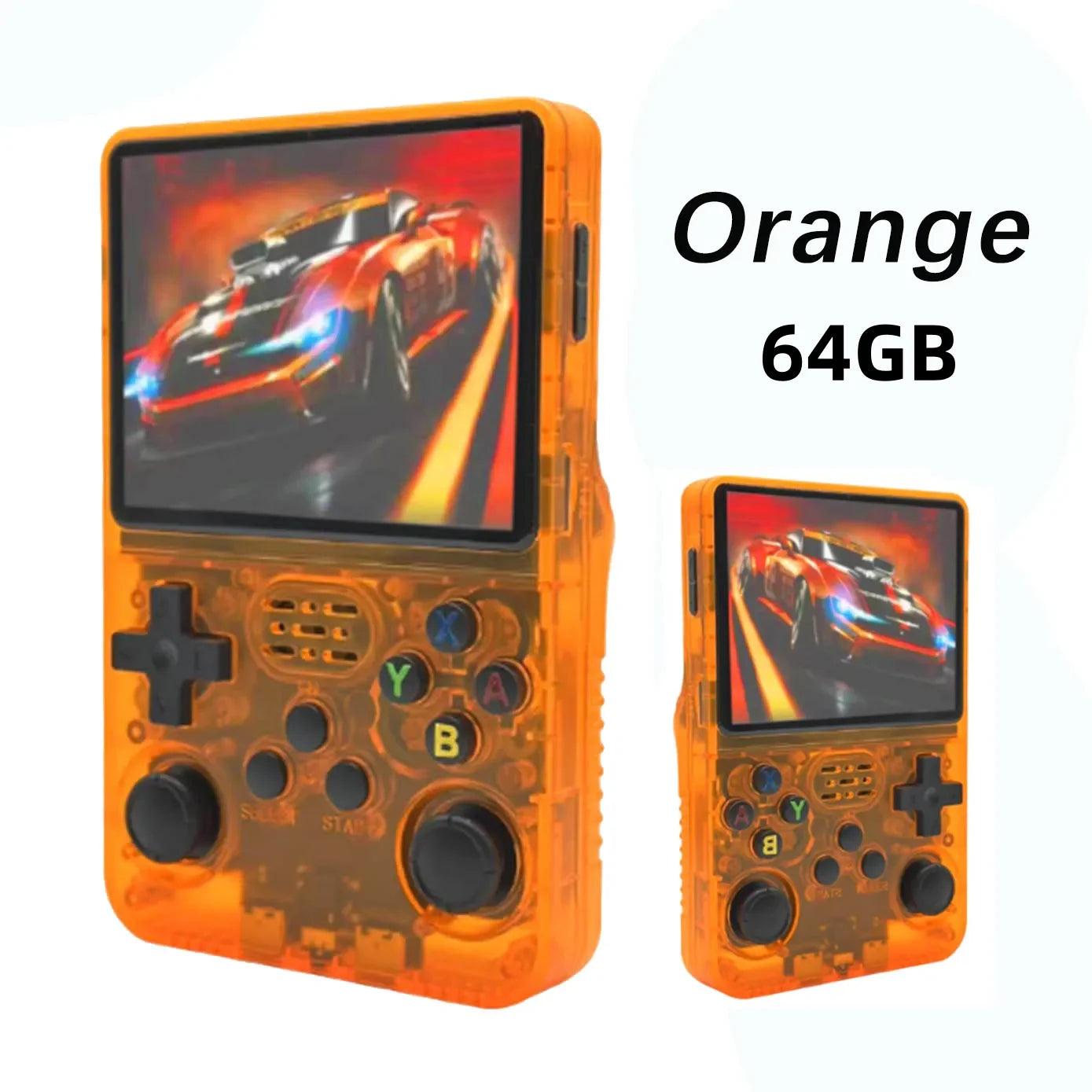 Compact Retro Gaming R36S Handheld Console 35 IPS Screen Linux System 64GB 128GB Internal Storage Thousands of Games
