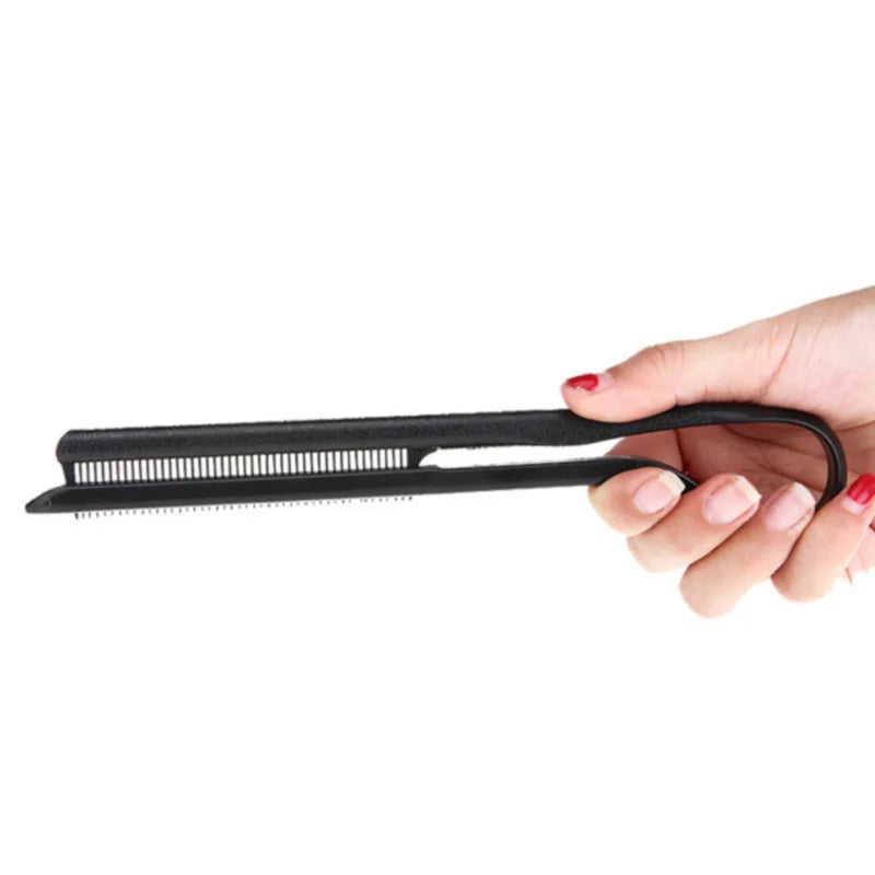 1PC Useful Hair Straighten Salon Comb Hairdressing Smooth Tool Hold Tongs Hair Styling Tools for Women Hair Brush Straightener
