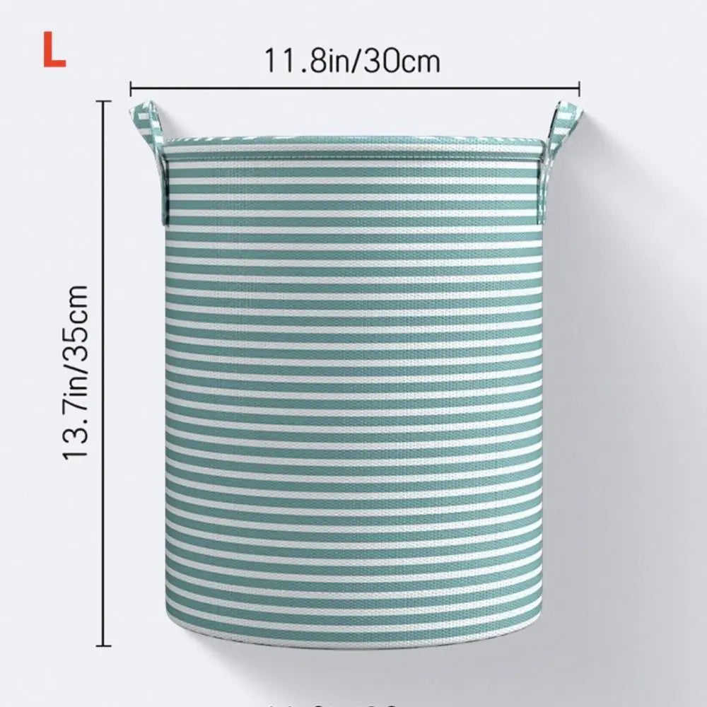 Foldable Laundry Basket Cotton and Linen Large Capacity Storage Bag Dirty Clothes Household Sundries Children Toys Organizers