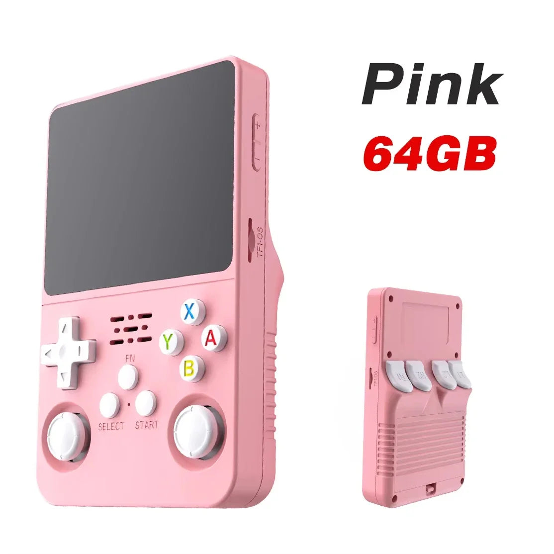 128G R36S Retro Handheld Video Game Console Linux System 3.5 Inch IPS Screen R35s Pro Portable Pocket Video Player 64GB Games
