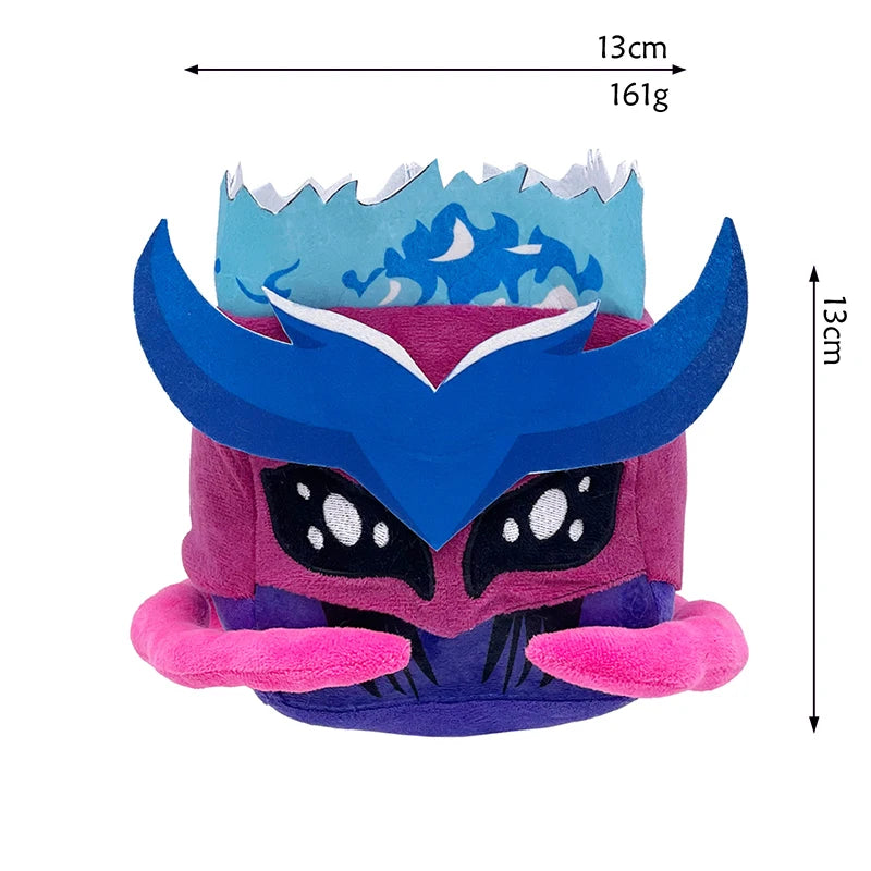 15cm Blox Fruits Plush Toys Anime Bloxfruits Devil Fruit Leopard Pattern Box Plush Pillow Soft Stuffed Toy Doll Children Gifts