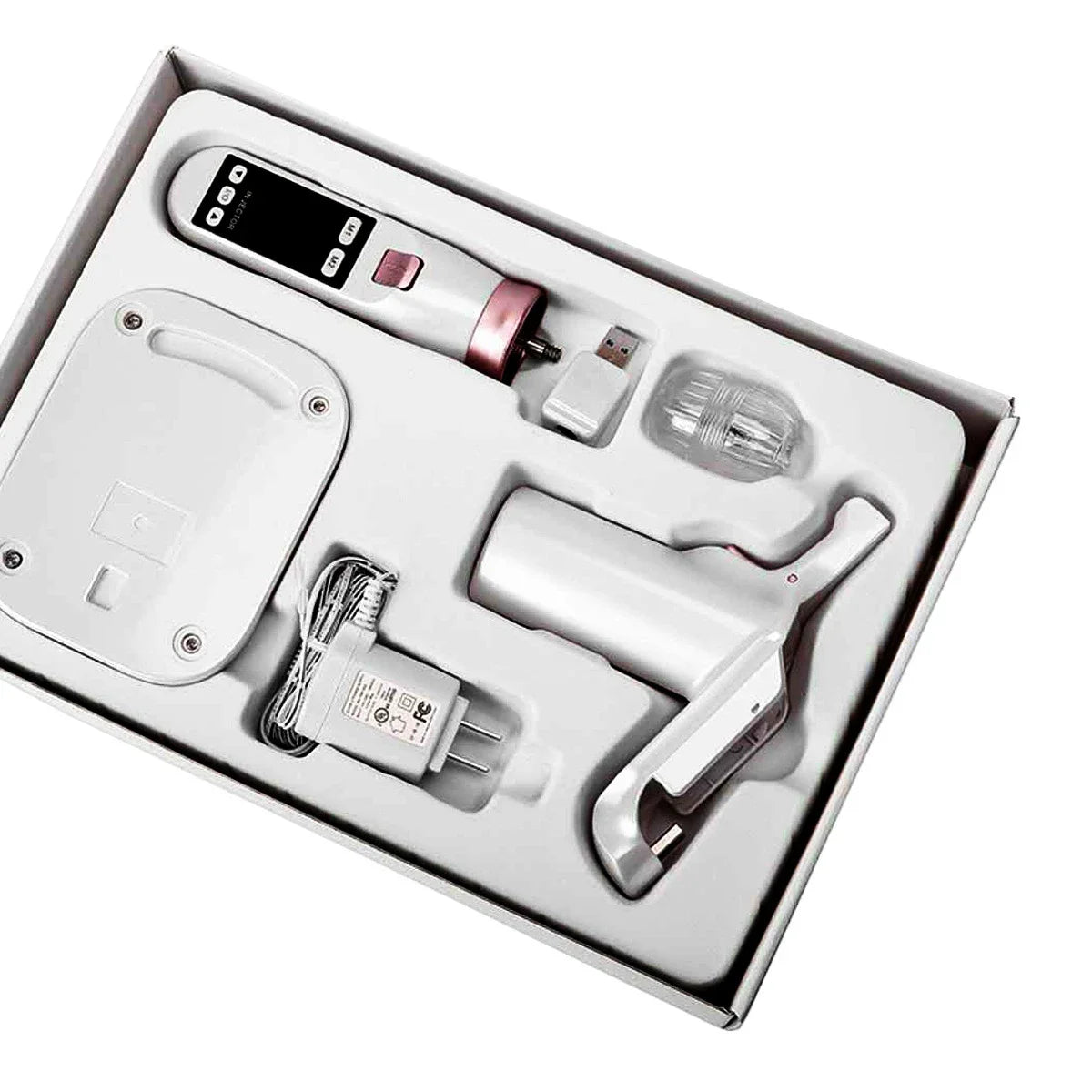 EZ Meso Gun Derma Microneedle Pen Korea Negative Pressure Skin Rejuvenation EZ 5pin 9pin Needle Hydrating Skin Tighten Mesogun