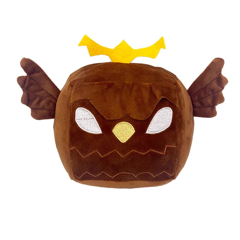 15cm Blox Fruits Plush Toys Anime Bloxfruits Devil Fruit Leopard Pattern Box Plush Pillow Soft Stuffed Toy Doll Children Gifts