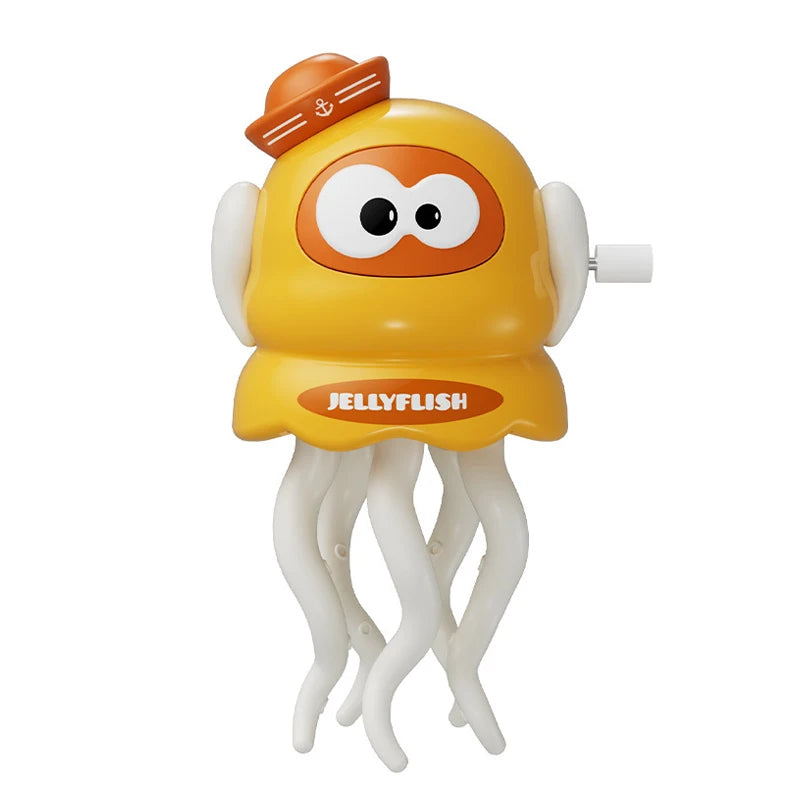 Cute Dancing Jellyfish Wind Up Toy Crawling Moving Animal Funny Fidget Stress Relief Game Creative Decor Novelty Adult Kids Gift