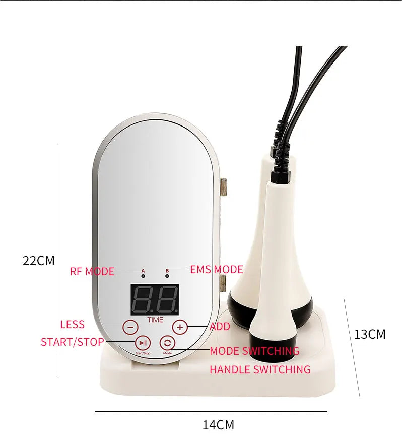 EMS Facial Body Radio Frequency Machine Skin Tightening Face Lifting RF Beauty Device Professional Home RF Skin Care Anti Aging