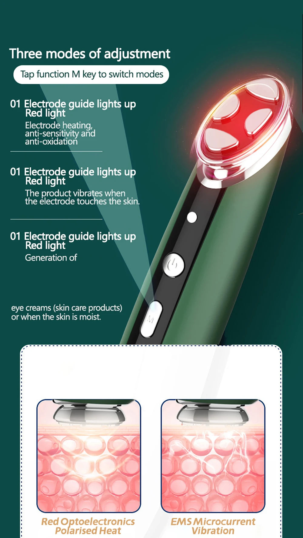 HIFU New Instrument Anti-Wrinkle Lift Tightening Photon Therapy Facial Massager Beauty Device Skin Care Beauty Tools Eye Massage