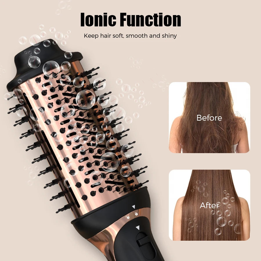 5-in-1 Multifunctional Hair Styling Tools, Hot Air Brush, Hair Dryer, Straightening Brush, Hair Curler, Straightening Brush,220V
