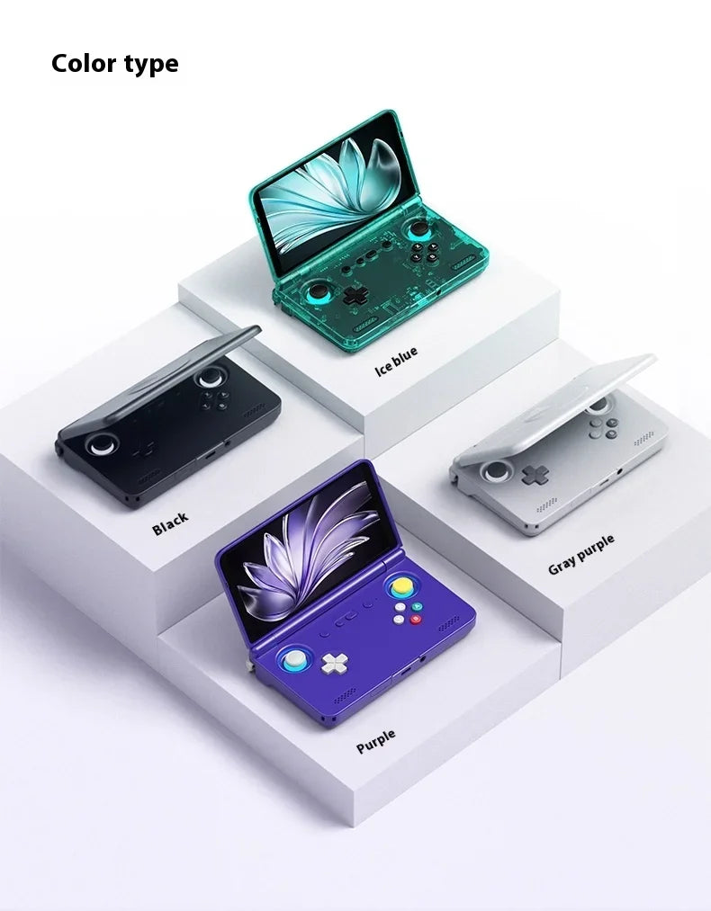 Retroid Pocket Flip2 Game Console 1080p Folding Game Console AMOLED 500Nits 5.5" Screen 5000mAh Handheld Game Machine Custom