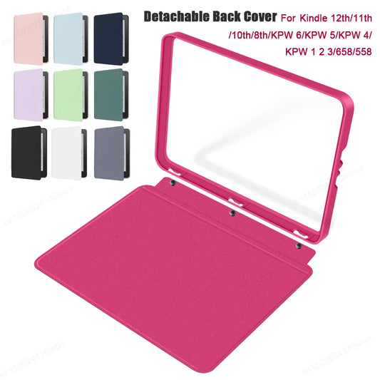 For Kindle Colorsoft 12th 11th 10th Generation Detachable Case 6'' 6.8'' 7'' Ebook Cover For Kindle Paperwhite 6 5 4 3 2 1 Cases