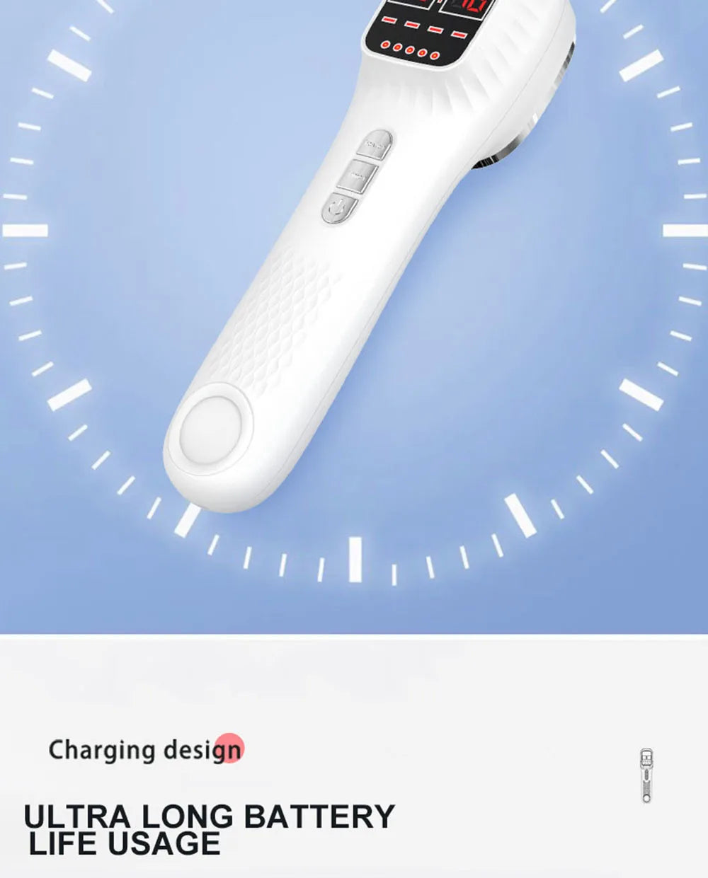 New Handheld Facial Body Red Light LED Laser Therapy Beauty Device Anti Aging Wrinkle Acne Rejuvenation Skin Tighten whitening