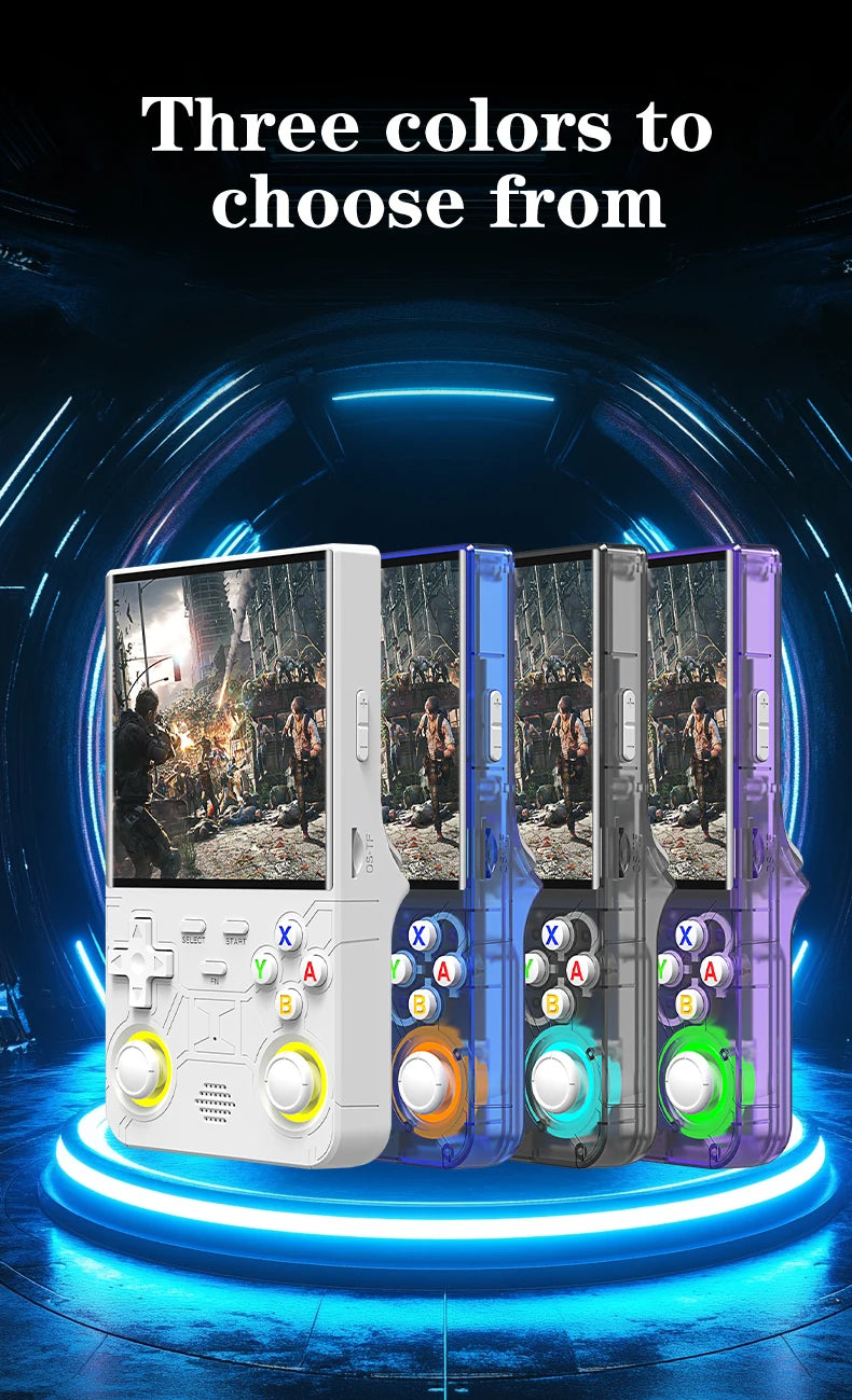 R36 Ultra Console Portable Retro Game 4‘’ IPS Screen Handheld Game Players Emulator Pocket Video Player 64G 128G 20000+ Games