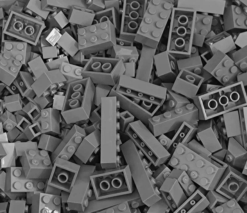 120Pcs Building Blocks Bulk Lot Pack Sorted By Color Bricks Block Plate Toys Small Particles Bulk Compatible Legoeds DIY Kit