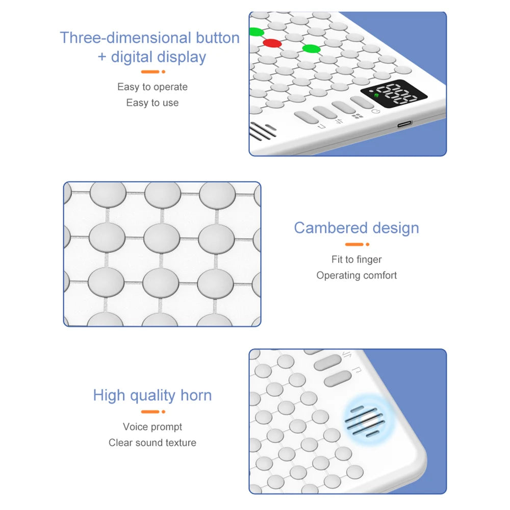 9 in 1 Multifunction Smart Board Game Electronic Chess Backgammon, Go, Tic-Tac-Toe, Whack-a-Mole Combe for Kids Family Tabletop