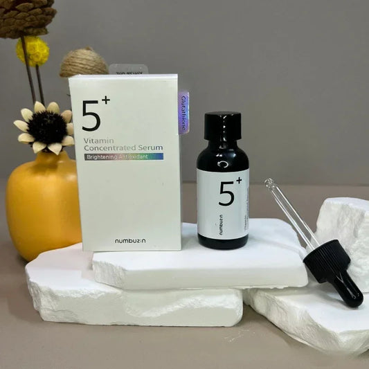 Korean Numbuzin Number 5 Serum Ampoule Glutathione Traceless Small Black Bottle Moisturizing And Desalination Spots