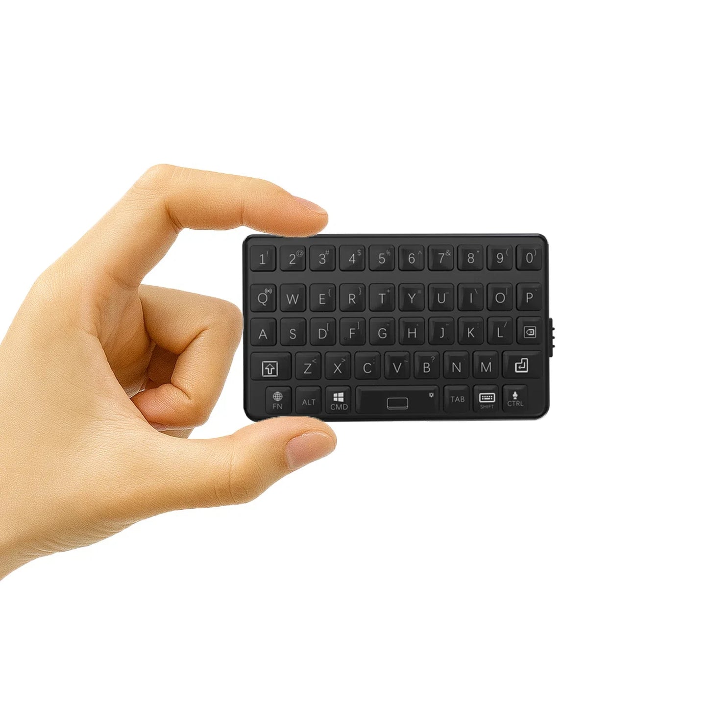 Exknight Retro Touch Mini Keyboard Bluetooth Three System Universal Windows Android Portable Phone Keypad Office Game Keyboard