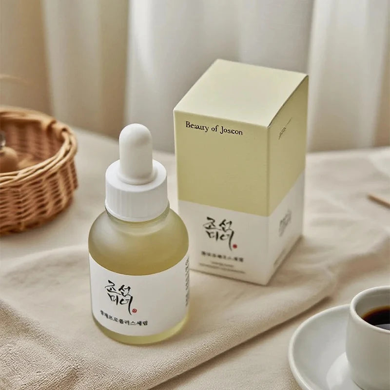 Korean Beauty Essence 30ml Moisturizing Ampoule Face Anti Aging Nicotinamide Whitening Ginseng Snail Repair Raise Skin Color