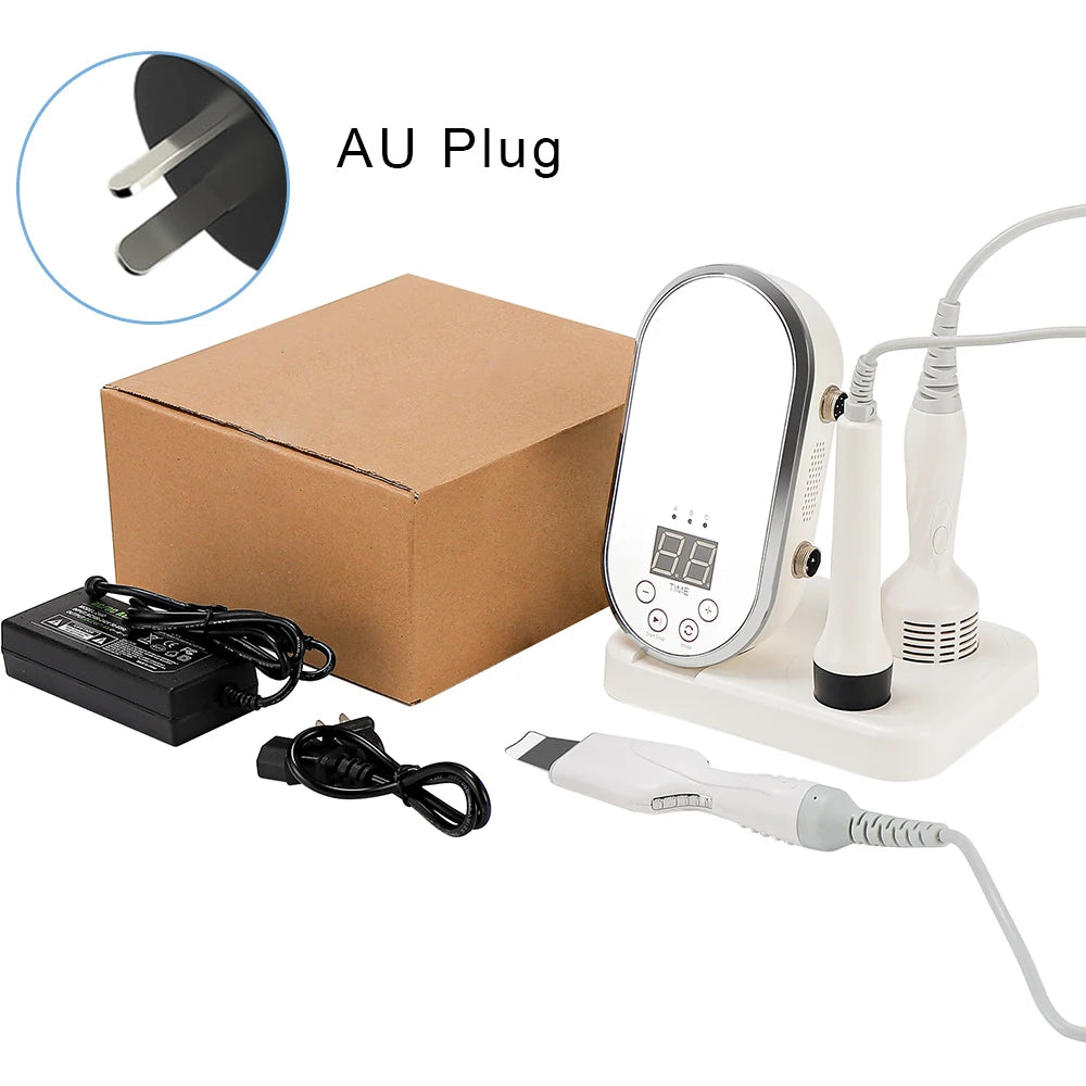 RF Skin Tightener, RF EMS Facial Tension Machine, Wrinkle Massager, Facial Cleansing and Exfoliating Care Beauty Tools Ultrasoni