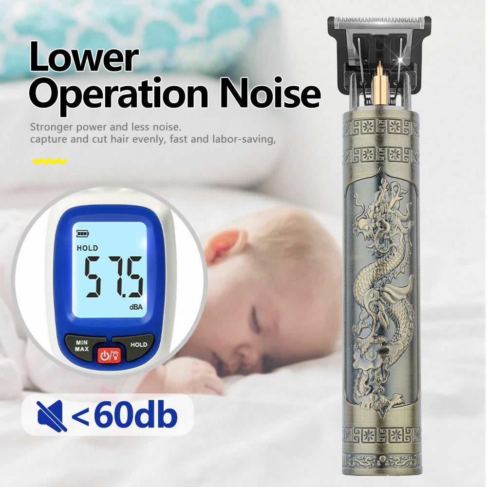 Professional Hair Trimmer Wireless Electric Hair Clipper Beard Shaver Men Hair Cutting Machine Barber For Men Haircut Style