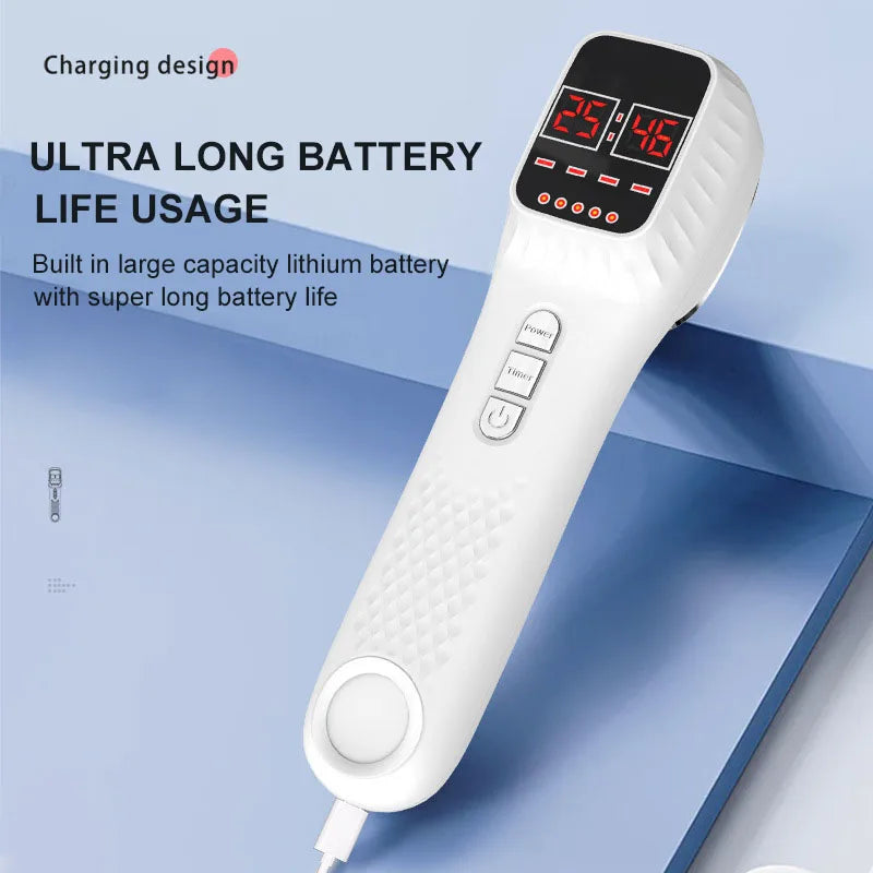 New Handheld Facial Body Red Light LED Laser Therapy Beauty Device Anti Aging Wrinkle Acne Rejuvenation Skin Tighten whitening